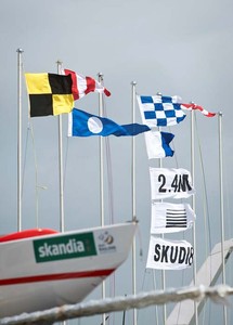 20120608  Copyright onEdition 2012©
Free for editorial use image, onEdition

The morning of day 5 of the Skandia Sail for Gold Regatta, in Weymouth and Portland, the 2012 Olympic venue. The regatta runs from 4 - 11 June 2012, bringing together the world's top Olympic and Paralympic class sailors.
 
2012 marks the seventh edition of Skandia Sail for Gold Regatta. The inaugural event was held in 2006 when 264 boats from 22 nations competed in 13 classes.

The regatta is the penultim photo copyright onEdition http://www.onEdition.com taken at  and featuring the  class
