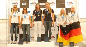 Womens Medallists - 470 European Championship photo copyright  Marc Turner http://www.pfmpictures.co.uk taken at  and featuring the  class