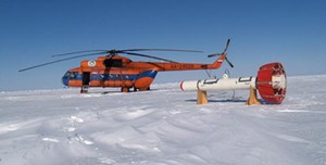 The EM-Bird of the AWI Sea Ice Physics. Photo: Jens Hoelemann, Alfred Wegener Institute 
 photo copyright Alfred Wegener Institute - copyright http://www.awi.de/ taken at  and featuring the  class