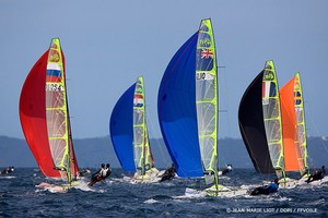 49ers on day 2 - Semaine Olympique Francaise 2012 photo copyright  Jean-Marie Liot /DPPI/FFV taken at  and featuring the  class