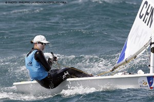 Laser Radial: Lijia Xu (CHN) - Semaine Olympique Francaise 2012 photo copyright  Phillipe Laurenson / DPPI / FFVOILE taken at  and featuring the  class