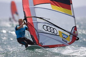 RS:X  Moana Delle (GER) - Semaine Olympique Francaise 2012 photo copyright  Jean-Marie Liot /DPPI/FFV taken at  and featuring the  class