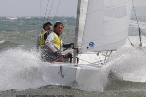 Star: Percy Simpson (GBR) - Semaine Olympique Francaise 2012 photo copyright  Phillipe Laurenson / DPPI / FFVOILE taken at  and featuring the  class