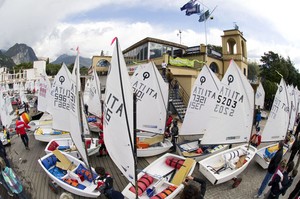 Garda Optimist Meeting 2012 photo copyright Eleonora Raggi / Fraglia Vela Riva http://www.fragliavelariva.it taken at  and featuring the  class