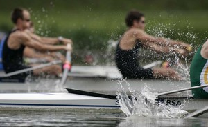 New Zealand's Curtis Rapley (B) and Armin Svoboda (S) racing in the Under 23 Lightweight Men's Pairs in the heats at the 2011 World Rowing Under 23 Championships in Amsterdam, the Netherlands photo copyright worldrowing.com http://www.worldrowing.com taken at  and featuring the  class