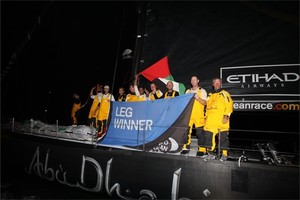 Abu Dhabi wins Leg 7 of the Volvo Ocean Race photo copyright Ian Roman/Volvo Ocean Race http://www.volvooceanrace.com taken at  and featuring the  class