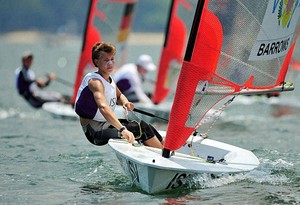 Ian Barrows of the Virgin Islands, US, during the Byte CII Boys' One Person Dinghy Race 2 held at the National Sailing Centre held on August 17, 2010. He finished in 16th place. Photo: SPH-SYOGOC/Alphonsus Chern
 photo copyright SPH-SYOGOC / Alphonsus Chern http://www.byteclass.org taken at  and featuring the  class