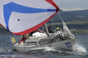 Red, White and Blue for the Sigma Fleet with Mayrise - Brewin Dolphin Scottish Series 2012 photo copyright Marc Turner / CCC taken at  and featuring the  class
