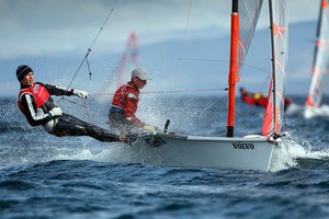 Ben Batten and Tim Gratton,29er GBR 2028 - Volvo Youth Nationals 2012 photo copyright  Paul Wyeth / RYA http://www.rya.org.uk taken at  and featuring the  class