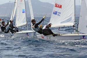 Semaine Olympique Francaise 2012 - 470 Men photo copyright Thom Touw http://www.thomtouw.com taken at  and featuring the  class