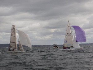 CHS Secondary Sailing School Championships Heat 1 photo copyright Deckhardware http://www.deckhardware.com.au taken at  and featuring the  class