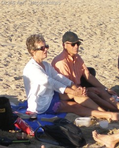 Chinook Wind's crew Dick and Ann Oliver - happier times photo copyright  SW taken at  and featuring the  class