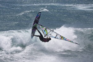 Dario Ojeda wave 360 -  PWA Pozo World Cup 2012 photo copyright  John Carter / PWA http://www.pwaworldtour.com taken at  and featuring the  class