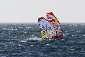 Dunkerbeck and Costa Hoevel neck and neck - PWA Reggio Calabria World Cup 2012 Day 6 photo copyright  John Carter / PWA http://www.pwaworldtour.com taken at  and featuring the  class