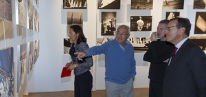 Carlo Borlenghi and the designer of the exhibition Arturo Montanelli with Lindsay Owen Johns - Exhibition Paris 2012 in Venissage photo copyright Studio Borlenghi/Luca Butto and Stefano Gattini taken at  and featuring the  class