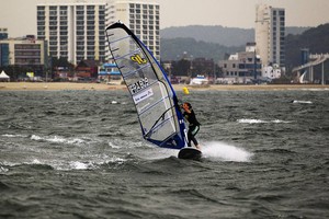 Fanny Aubet - PWA Ulsan Korea World Cup 2012 photo copyright  John Carter / PWA http://www.pwaworldtour.com taken at  and featuring the  class