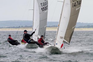 Irish Fireball Nationals 2012 at Howth YC 3 photo copyright Gareth Craig (Fotosail) taken at  and featuring the  class