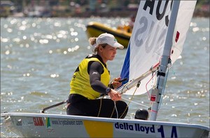 Krystal Weir, Laser Radial - Delta Lloyd Regatta 2012 photo copyright Thom Touw http://www.thomtouw.com taken at  and featuring the  class