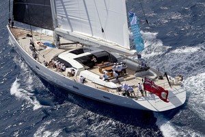 Virgin Gorda, 15/03/12Loro Piana Caribbean Superyacht Regatta & Rendezvous 2012Race Day 1: SALPERTONPhoto: © Carlo Borlenghi photo copyright Carlo Borlenghi / www.carloborlenghi.com taken at  and featuring the  class