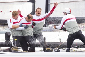 Luna Rossa wins America’s Cup World Series Naples 2012 photo copyright Luna Rossa/Studio Borlenghi taken at  and featuring the  class