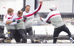 Luna Rossa wins America’s Cup World Series Naples 2012 photo copyright Luna Rossa/Studio Borlenghi taken at  and featuring the  class