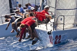 Porto Cervo, 28/06/12
Audi Melges 32 European Championship 2012

 photo copyright  Guido Trombetta/BPSE/Studio Borlenghi taken at  and featuring the  class
