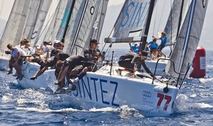 Porto Cervo, 28/06/12
Audi Melges 32 European Championship 2012

 photo copyright  Guido Trombetta/BPSE/Studio Borlenghi taken at  and featuring the  class