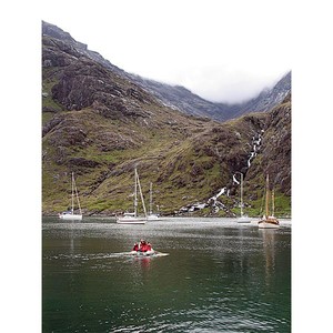 Malts Cruise - anchored in Loch Scavaig photo copyright  SW taken at  and featuring the  class