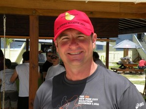 Marcus Chollerton-Brown, Skipper of Global Yacht Racing EHO1 - BVI Spring Regatta and Sailing Festival 2012 photo copyright Louay Habib/BVI Spring Regatta & Sailing Festival taken at  and featuring the  class