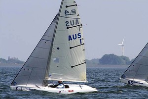 Matt Bugg racing on day three - Delta Lloyd Regatta 2012 photo copyright Richard Scarr taken at  and featuring the  class