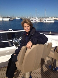 More at home on the sea than land photo copyright Princess Yachts . taken at  and featuring the  class