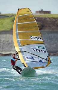 20120604  Copyright onEdition 2012©Free for editorial use image, onEditionNick Dempsey, (GBR) racing in the RSX Mens class on day 6 of the Skandia Sail for Gold Regatta, in Weymouth and Portland, the 2012 Olympic venue. The regatta runs from 4 - 11 June 2012, bringing together the world's top Olympic and Paralympic class sailors. 2012 marks the seventh edition of Skandia Sail for Gold Regatta. The inaugural event was held in 2006 when 264 boats from 22 nations competed in 13 photo copyright onEdition http://www.onEdition.com taken at  and featuring the  class