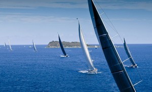 Racing in the Loro Piana Caribbean Superyacht Regatta and Rendezvous 2012 in the British Virgin Islands photo copyright Jeff Brown / Superyacht Media taken at  and featuring the  class