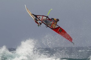 Radical moves here in Tenerife - PWA Tenerife World Cup 2012 Day 3 photo copyright  John Carter / PWA http://www.pwaworldtour.com taken at  and featuring the  class