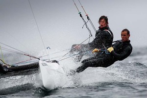 Rupert White and Tom Britz,Spitfire GBR 232 - RYA Volvo Youth Nationals 2012 photo copyright  Paul Wyeth / RYA http://www.rya.org.uk taken at  and featuring the  class