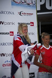 Saskia Sills (2) - RS:X Open Youth European Windsurfing Championships photo copyright Liis Harmson http://www.rsxclass.com/ taken at  and featuring the  class