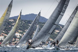 Start of the first inshore race  - Giraglia Rolex Cup 2012 photo copyright  Rolex/ Kurt Arrigo http://www.regattanews.com taken at  and featuring the  class