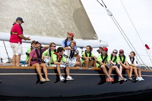 The 69 foot Custom Sloop Gracie won the Youth Challenge in the 2011 Ida Lewis Distance Race and took second place in the IRC Class - Ida Lewis Distance Race 2012 photo copyright Onne van der Wal http://www.vanderwal.com/ taken at  and featuring the  class