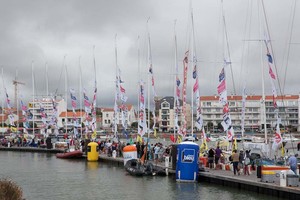 There&rsquo;s a great atmosphere in St Gilles, home of the Vendee globe and Solitaire du Figaro stop over port - La Solitaire du Figaro 2012 photo copyright Alexis Courcoux taken at  and featuring the  class