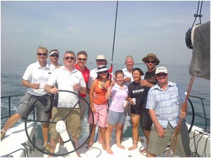 Walawala2 team delivery to Batam Indonesia photo copyright Jason Rowed taken at  and featuring the  class