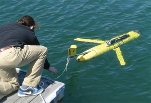 Whales underwater glider being launched photo copyright  SW taken at  and featuring the  class