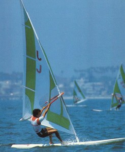 Windsurfing Comes Into The Fray - Los Angeles 1984 Olympic Sailing Competition photo copyright SW taken at  and featuring the  class