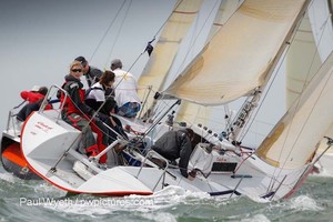 Catch Me,Olivia Chenevix-Trench,GBR 502, - Coutts Quarter Ton Cup 2012 photo copyright Paul Wyeth / www.pwpictures.com http://www.pwpictures.com taken at  and featuring the  class
