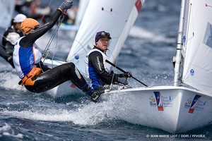 470 Women's (NED 11) - Semaine Olympique Francaise 2012 photo copyright  Jean-Marie Liot /DPPI/FFV taken at  and featuring the  class