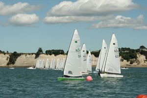 Start Race 1 - 2012 OK Interdominions and NZ Nationals, Wakatere BC April 2012 photo copyright NZ OK Dinghy Assoc taken at  and featuring the  class