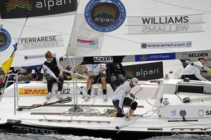 Alpari World Match Racing Tour - STENA Match Cup Sweden Day 2 © 2012 Rick Tomlinson/AWMRT
Qualifying Rounds July 2
Ian Williams photo copyright  Rick Tomlinson http://www.rick-tomlinson.com taken at  and featuring the  class