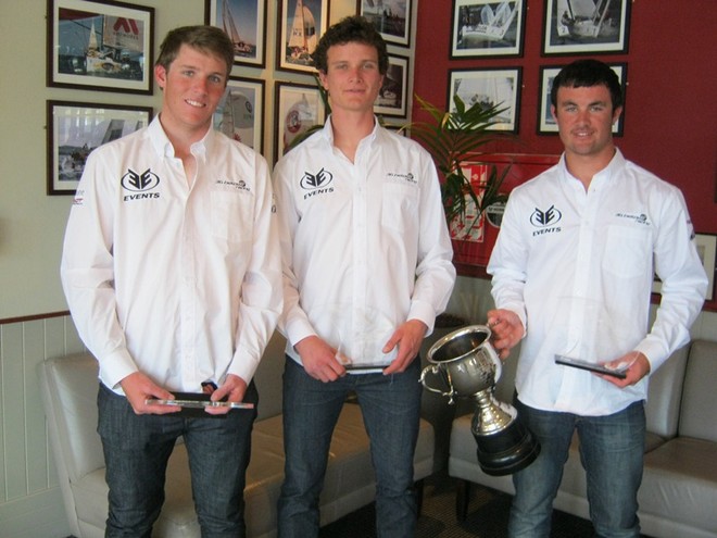 Christ Steele (right) wins NZ Youth Match Racing Nationals - New Zealand Youth Match Racing Championships © Port Nicholson Yachting Trust