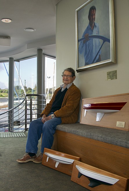 Atop the stairs at SYC is the man, the portrait and some of the half models. ©  Alex McKinnon Photography http://www.alexmckinnonphotography.com