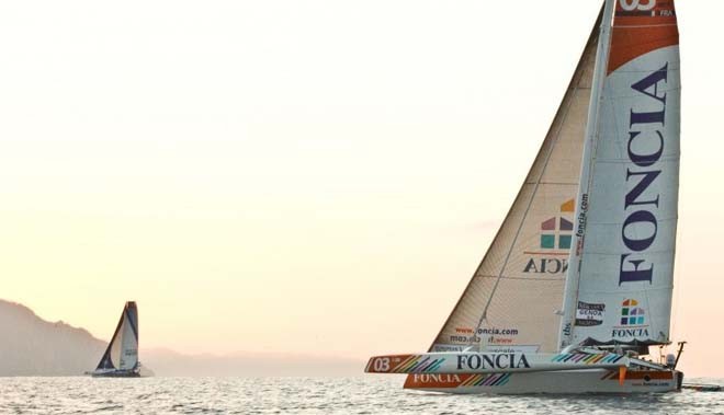 Foncia, winner of the 2012 MOD70 European Tour &copy; Mark Lloyd / MOD S.A http://www.multionedesign.com