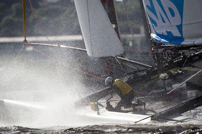 2012 Extreme Sailing Series Act 5 © Lloyd Images http://lloydimagesgallery.photoshelter.com/